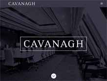 Tablet Screenshot of cavanaghlaw.com